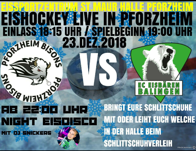 Pforzheim Bisons vs. Eisbären Bahlingen