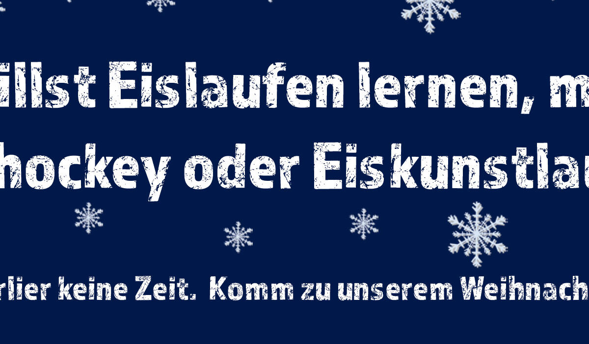Weihnachtsskate Flyer