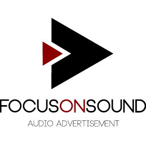 focusonsound audio advertisement Logo