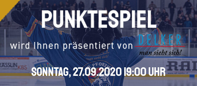 Spielankündigung: Pforzheim Bisons vs EV Ravensburg