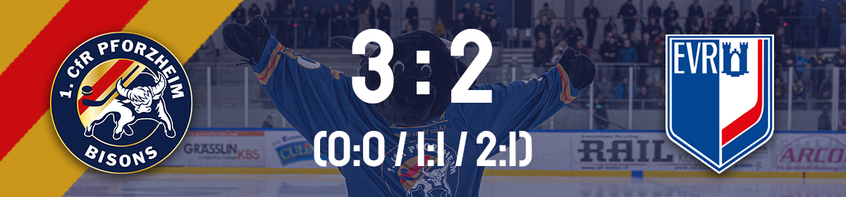 Bisons vs EVR Endergebnis 3:2